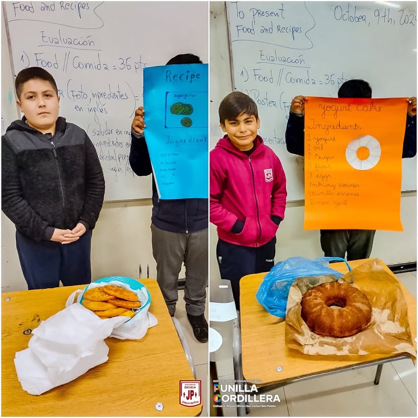 5to año básico Unit: Kids Can Cook!