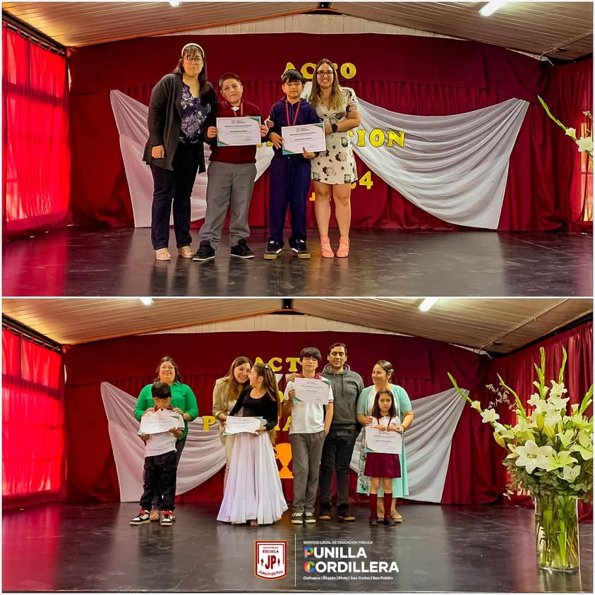 Acto de Premiación Escuela Joaquín del Pino.