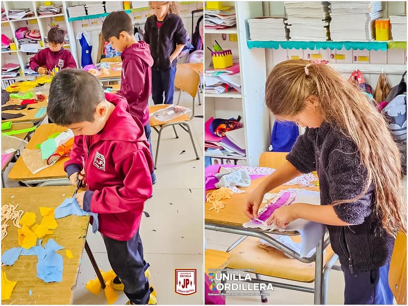 Creación de títeres con material reciclado