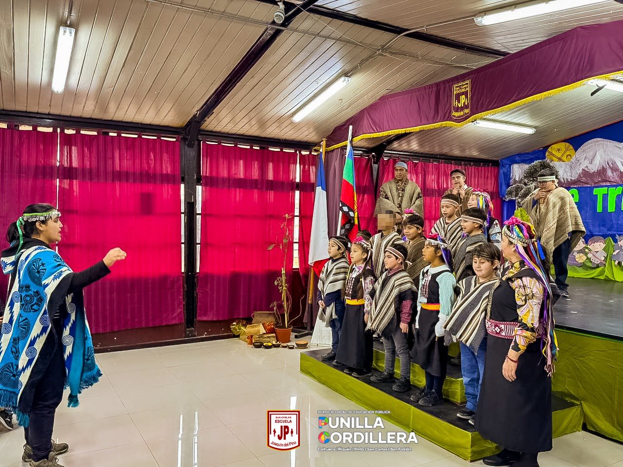 Celebración We Tripantu en Escuela Joaquín del Pino.