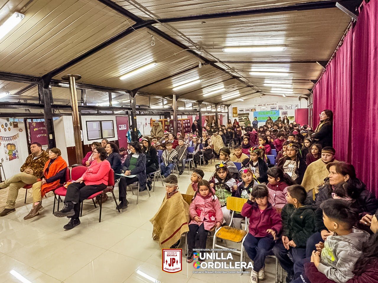 Celebración We Tripantu en Escuela Joaquín del Pino.