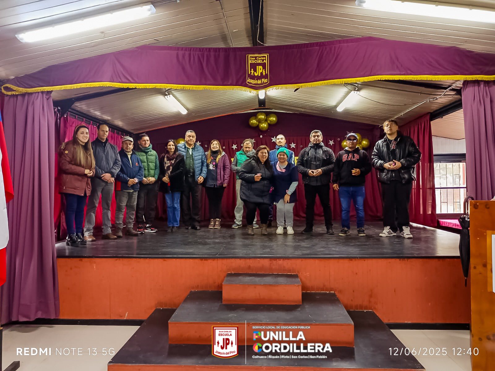 Celebración Día del padre en escuela Joaquín del Pino.